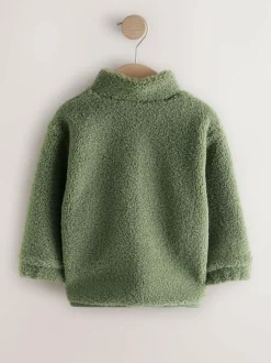 Next Minerals Plain Funnel Neck Fleece Zip Through Fleece (3mths-7yrs) Hot
