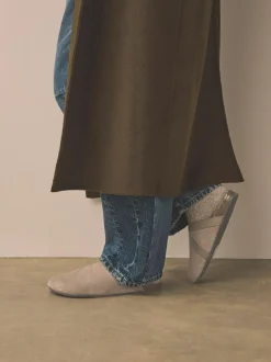 Next Forever Comfort Leather Clean Footbed Clogs Mink Brown