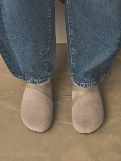 Next Forever Comfort Leather Clean Footbed Clogs Mink Brown