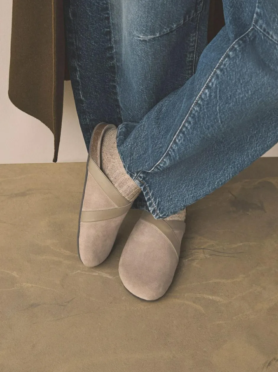 Next Forever Comfort Leather Clean Footbed Clogs Mink Brown