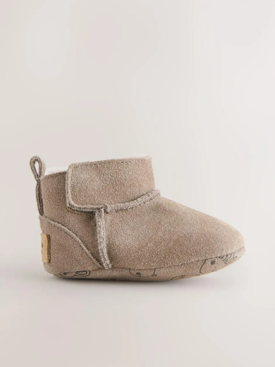 Next Suede Baby Pull-On Boots (0-24mths) Mink Brown Outlet