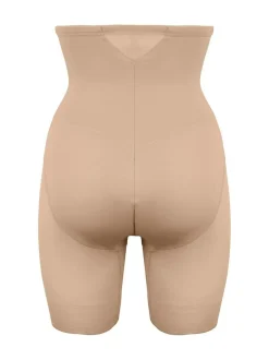 Miraclesuit High Waisted Thigh Slimming Sheer Shorts Warm Beige Best