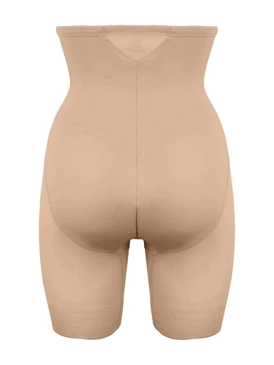 Miraclesuit High Waisted Thigh Slimming Sheer Shorts Warm Beige Best