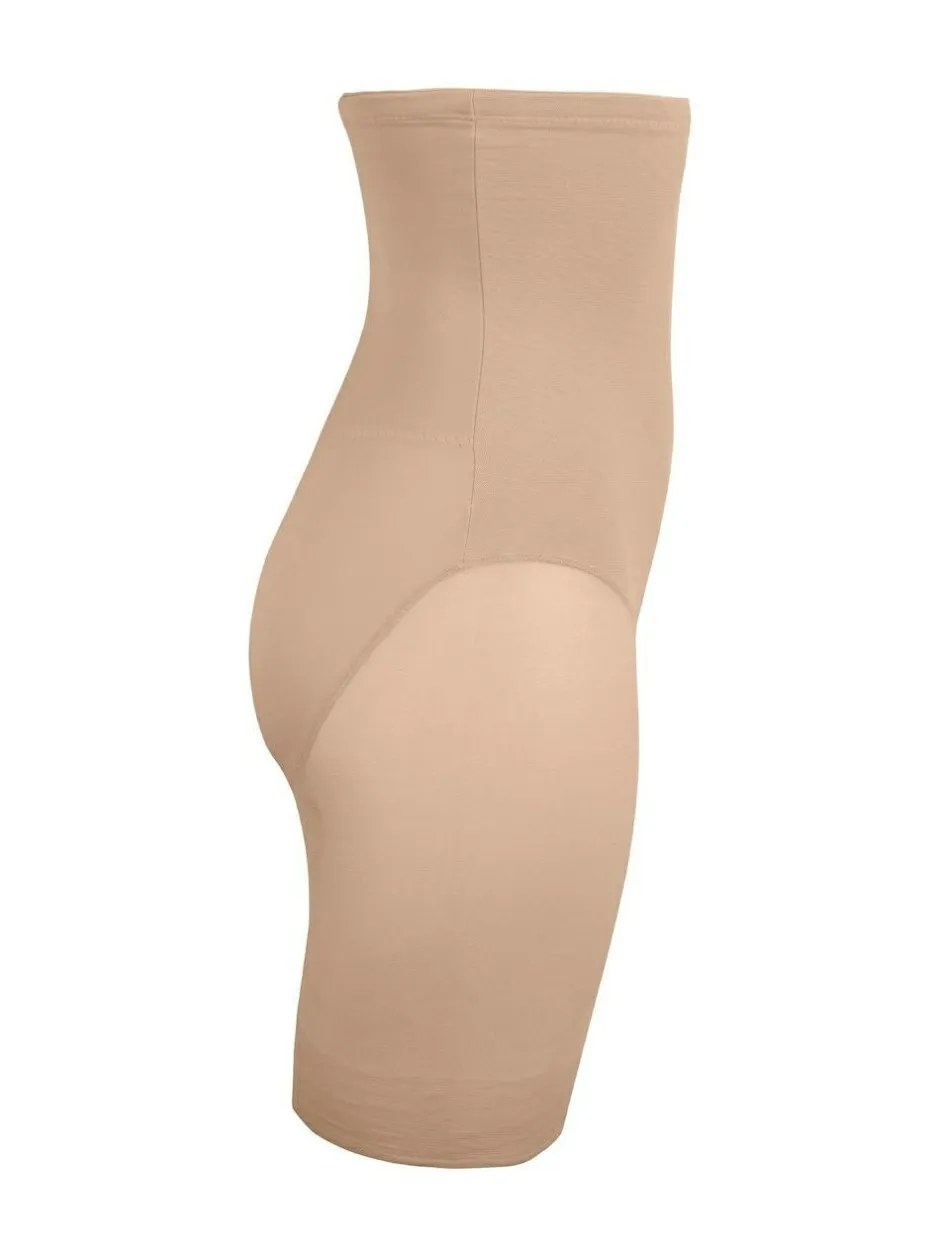 Miraclesuit High Waisted Thigh Slimming Sheer Shorts Warm Beige Best
