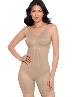 Miraclesuit Modern Miracle Extra Firm Control Thigh Slimming Bodysuit with Lycra Fit Sense Technology Nude Discount