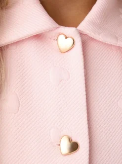 Miss Jacquard Star Jacket and Sequin Dress Set Pink Sale