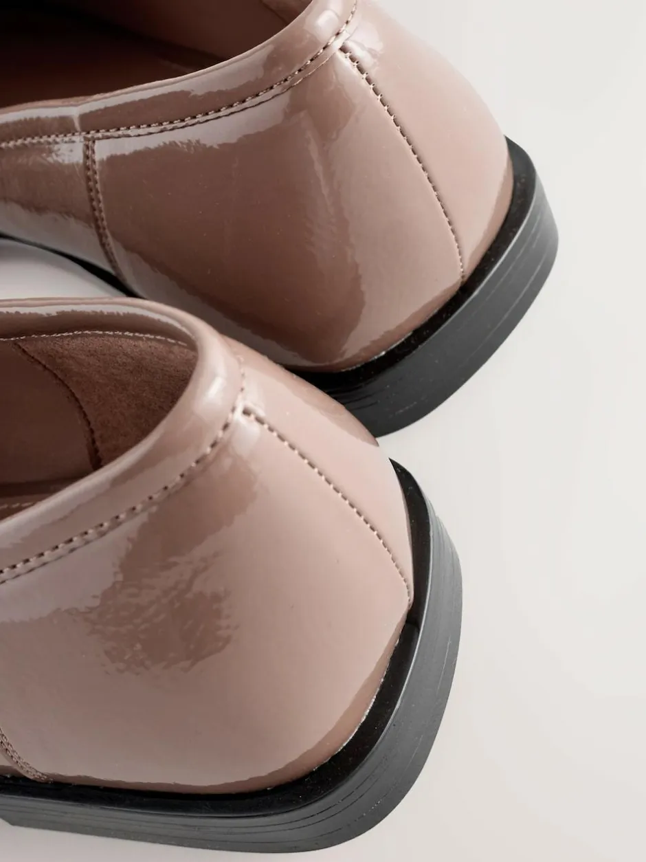 Next Forever Comfort® Round Toe Penny Loafers Mocha Brown Clearance