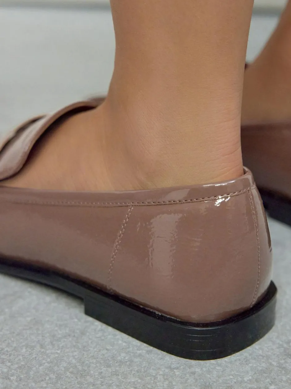 Next Forever Comfort® Round Toe Penny Loafers Mocha Brown Clearance
