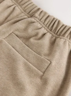 Next Mocha Brown Soft Brushed Finish Barrel Leg Trousers