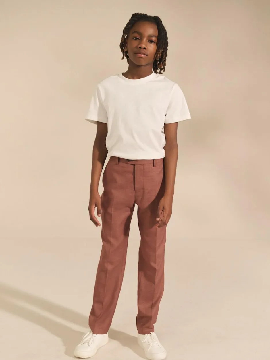 Next Mocha Brown Suit Trousers (3-16yrs) New