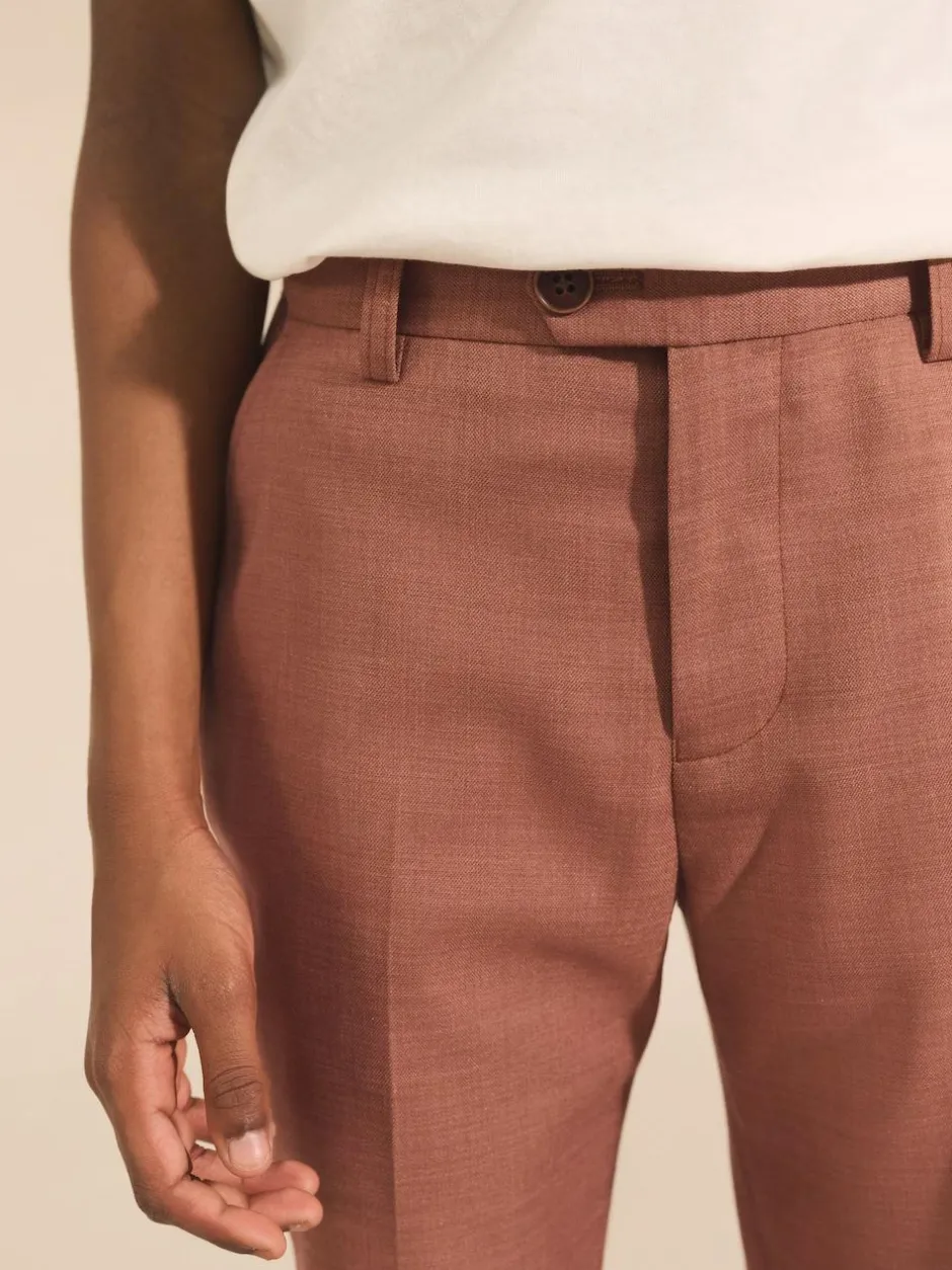 Next Mocha Brown Suit Trousers (3-16yrs) New