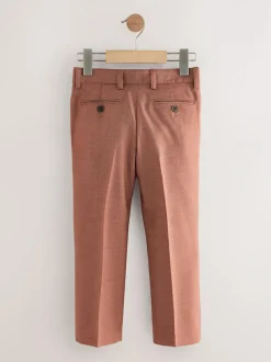 Next Mocha Brown Suit Trousers (3-16yrs) New