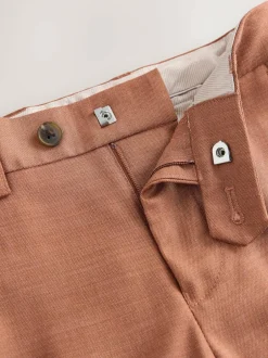 Next Mocha Brown Suit Trousers (3-16yrs) New