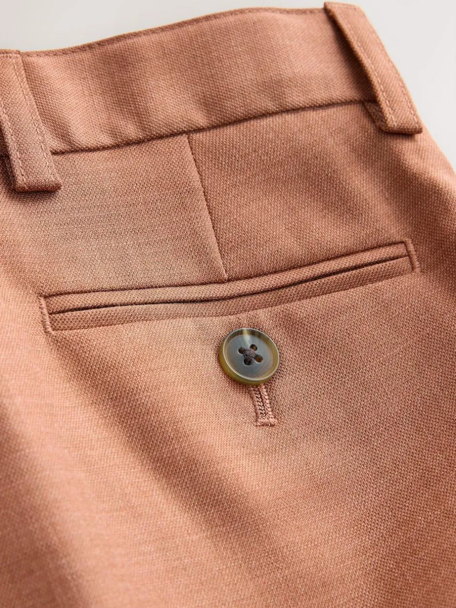Next Mocha Brown Suit Trousers (3-16yrs) New
