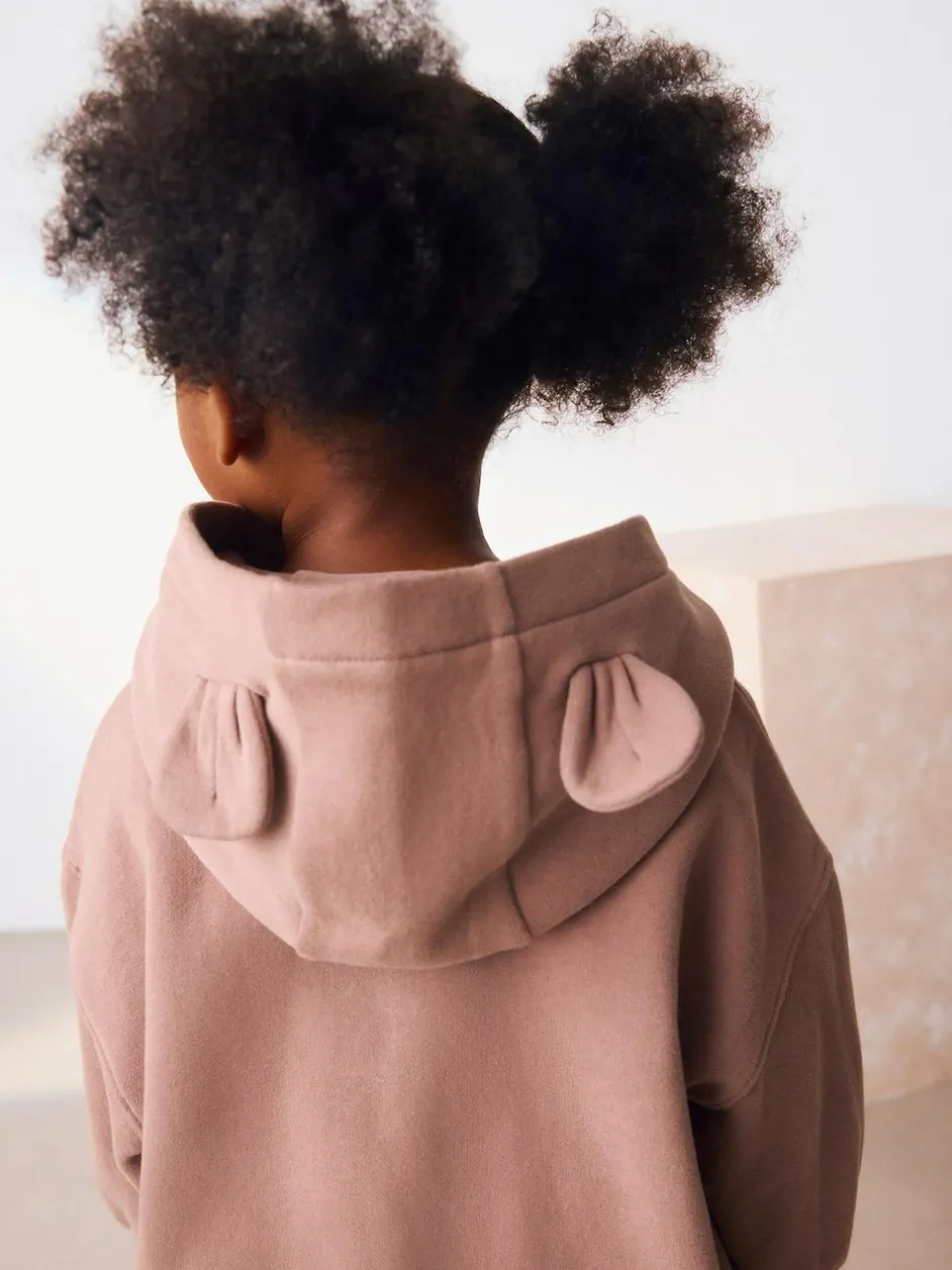 Next Mocha Brown Zip Through Hoodie (3mths-7yrs) Hot