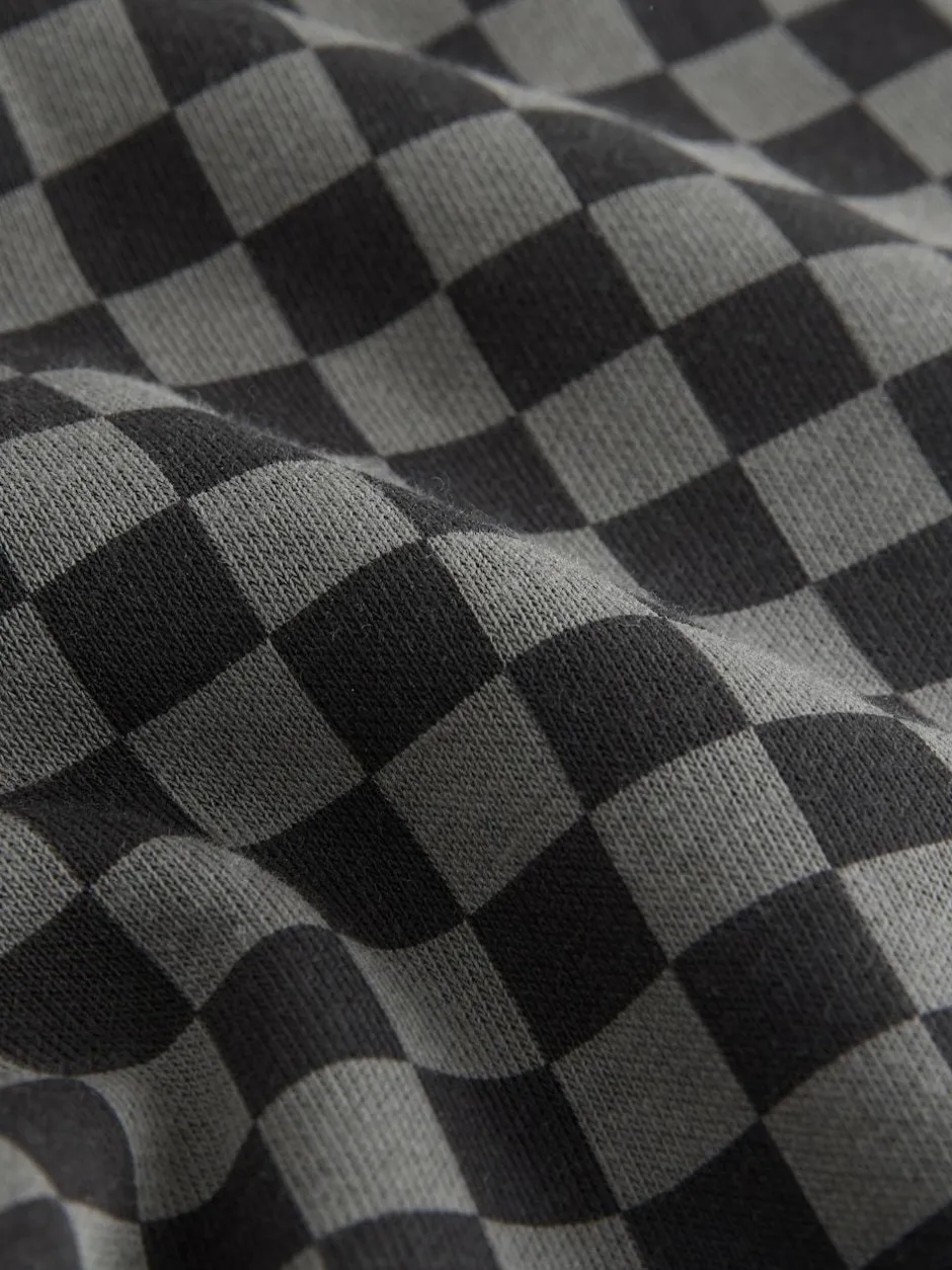 Next Mono Checkerboard Single Wide Leg Jersey Joggers (3mths-7yrs) Outlet