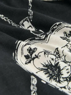 Next Short Sleeve Pyjamas Monochrome Heart Hot