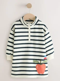 Next Quarter Zip Sweat Dress (3mths-7yrs) Monochrome Hot