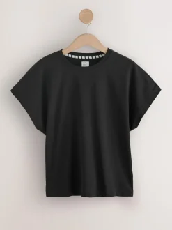 Next Short Sleeve Pyjamas 2 Pack Monochrome Stripe