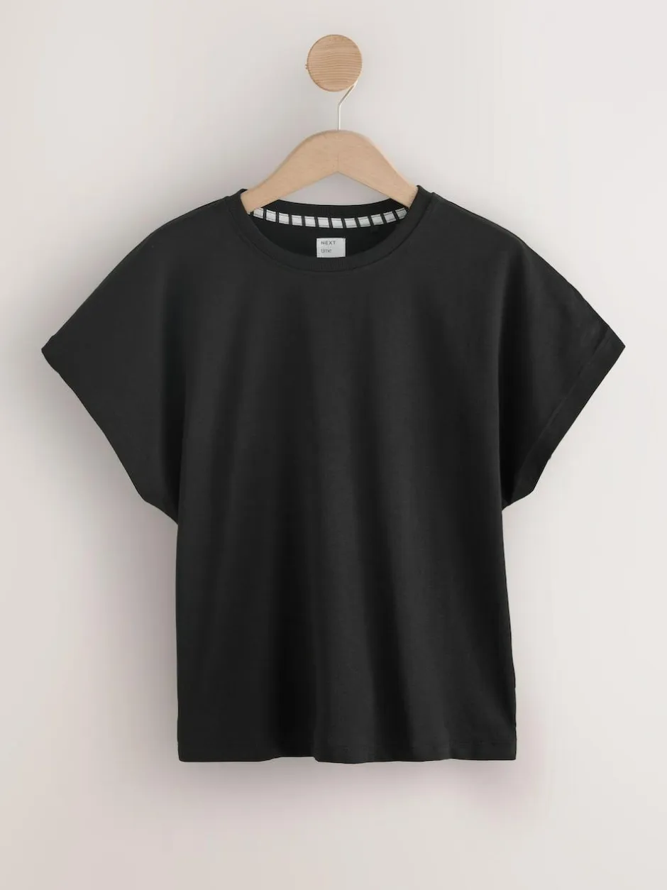 Next Short Sleeve Pyjamas 2 Pack Monochrome Stripe