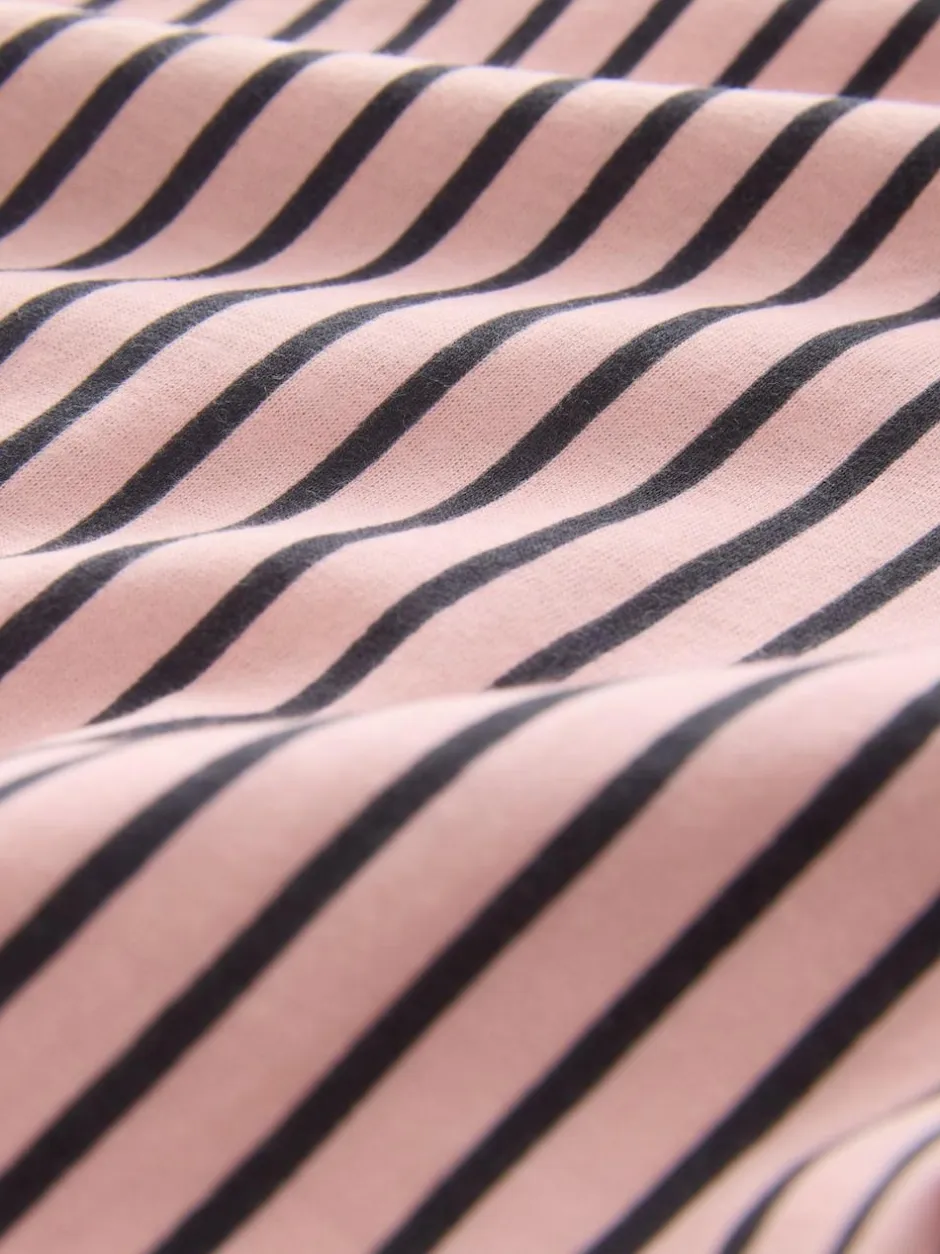 Next Short Sleeve Pyjamas 2 Pack Monochrome Stripe