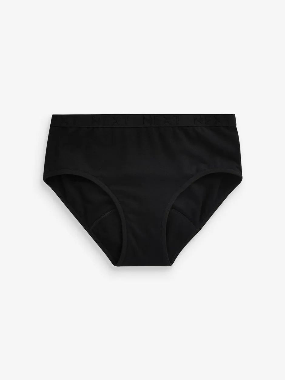 Next Monochrome Teen Light Flow Period Pants 2 Pack (7-16yrs) Clearance