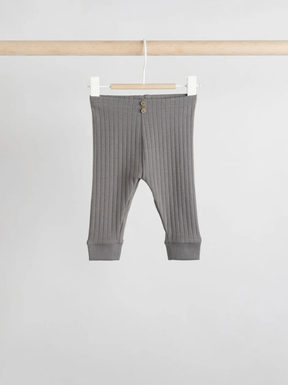 Next Baby Leggings 4 Pack (0mths-3yrs) Mono/Neutral Sale