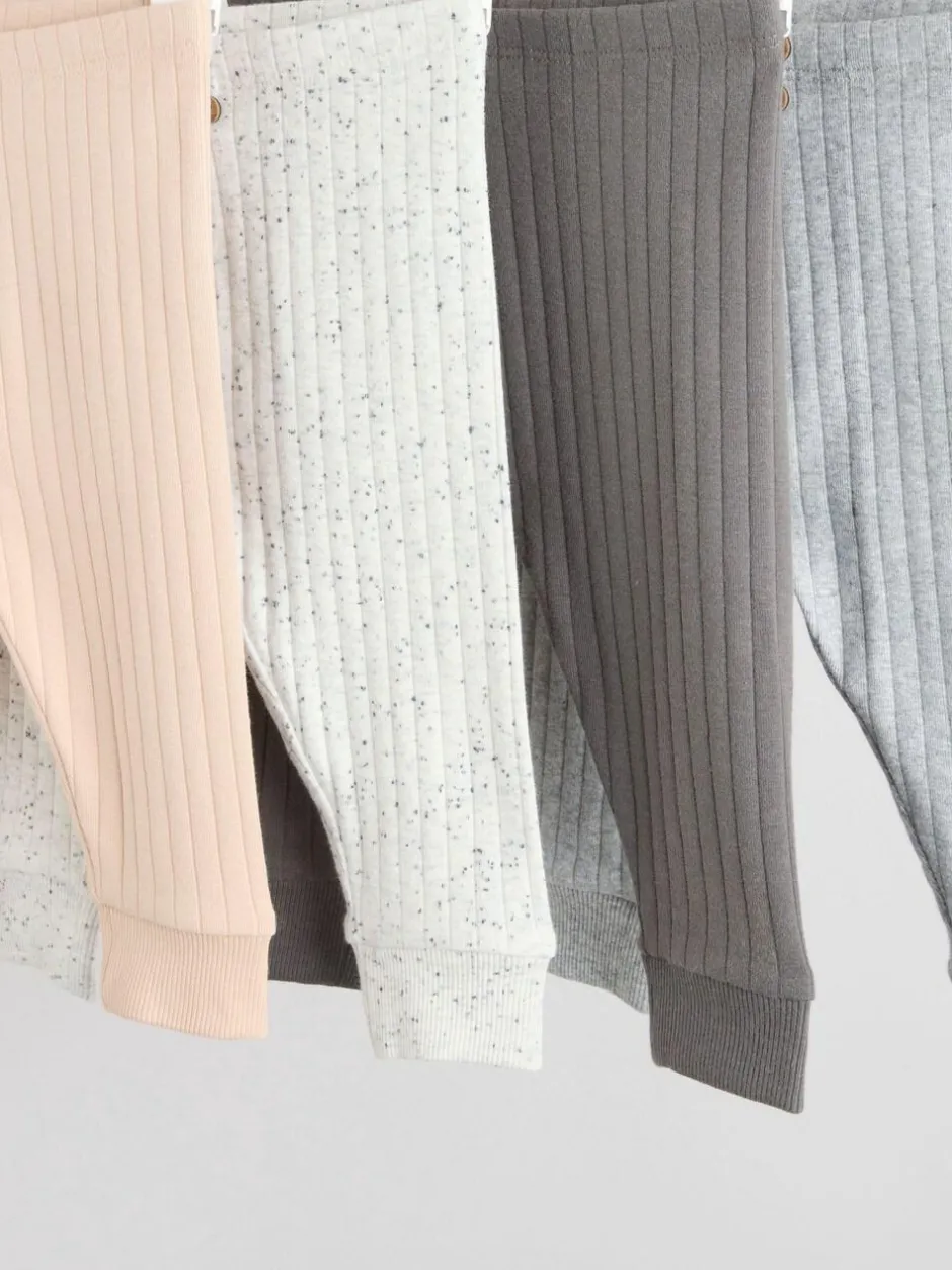 Next Baby Leggings 4 Pack (0mths-3yrs) Mono/Neutral Sale