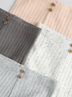 Next Baby Leggings 4 Pack (0mths-3yrs) Mono/Neutral Sale
