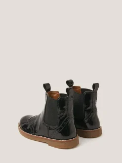 Monsoon Black Patent Leather Boots Discount