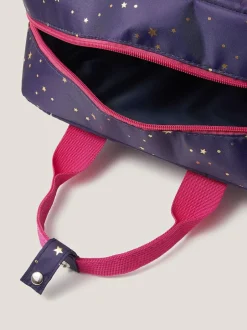 Monsoon Blue Floral Print School Backpack Best