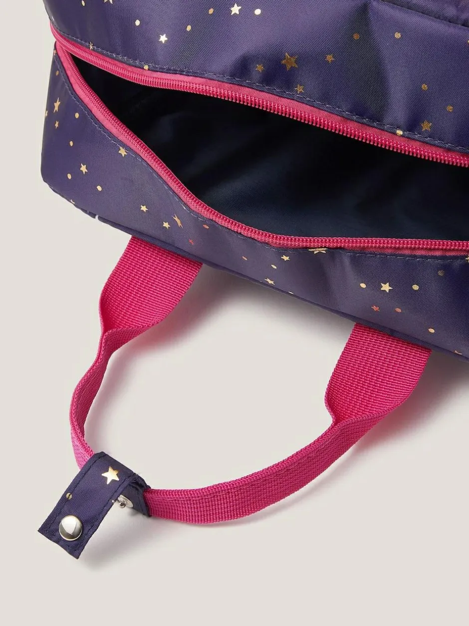 Monsoon Blue Floral Print School Backpack Best