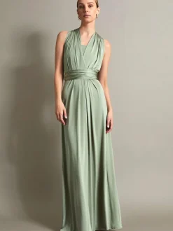 Monsoon Thea Multiway Bridesmaid Dress Bottle Green Online