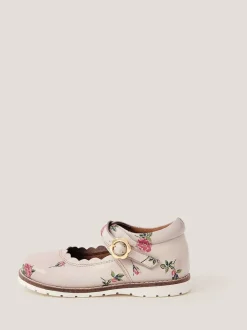 Monsoon Toddler Leather Mary Jane Shoes Cream Best