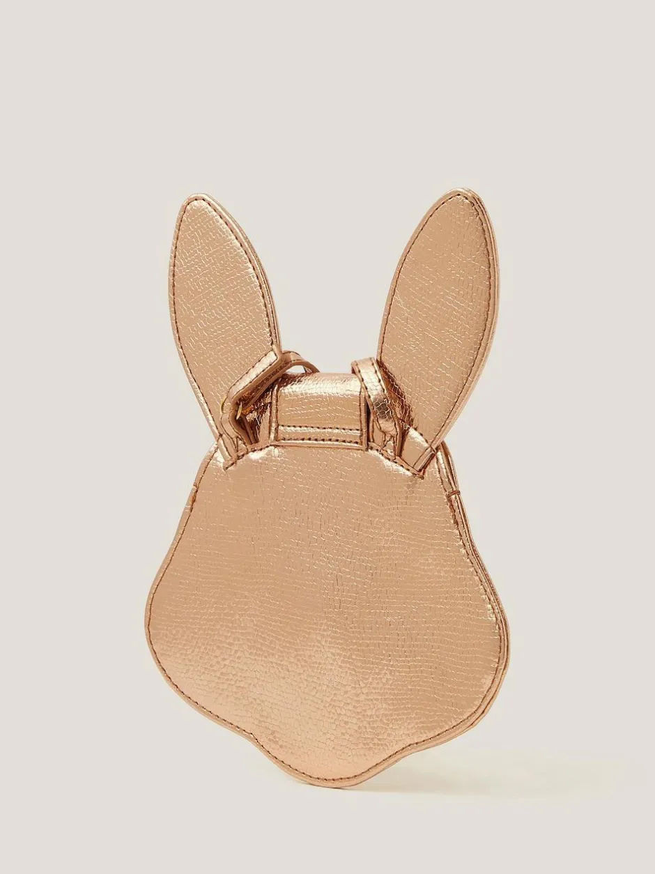 Monsoon Gold Metallic Bunny Bag Outlet