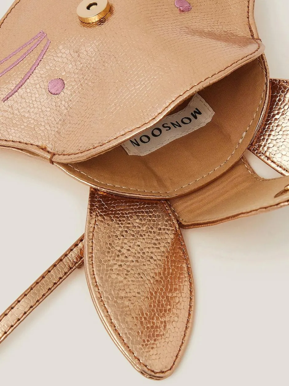 Monsoon Gold Metallic Bunny Bag Outlet