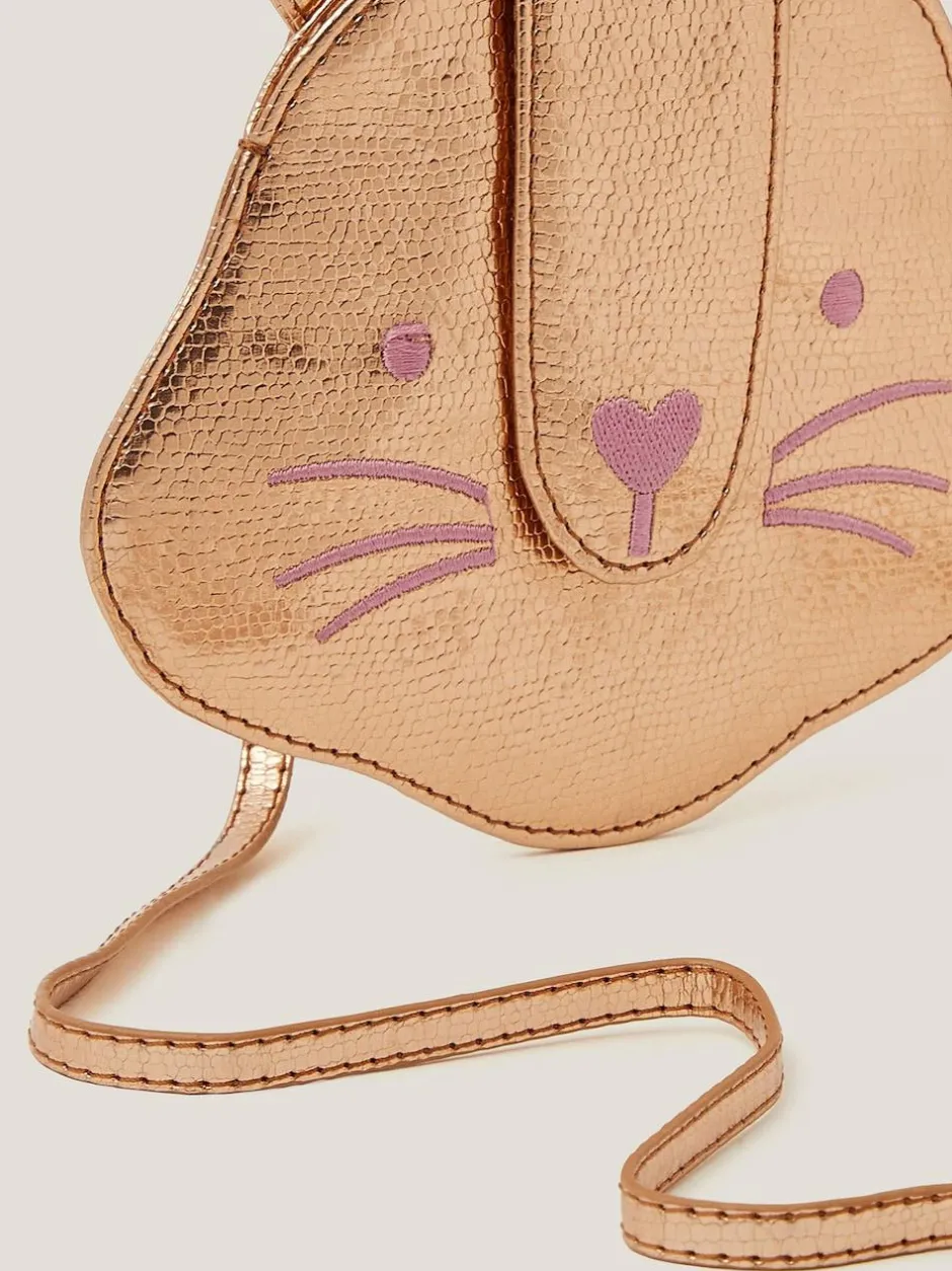 Monsoon Gold Metallic Bunny Bag Outlet