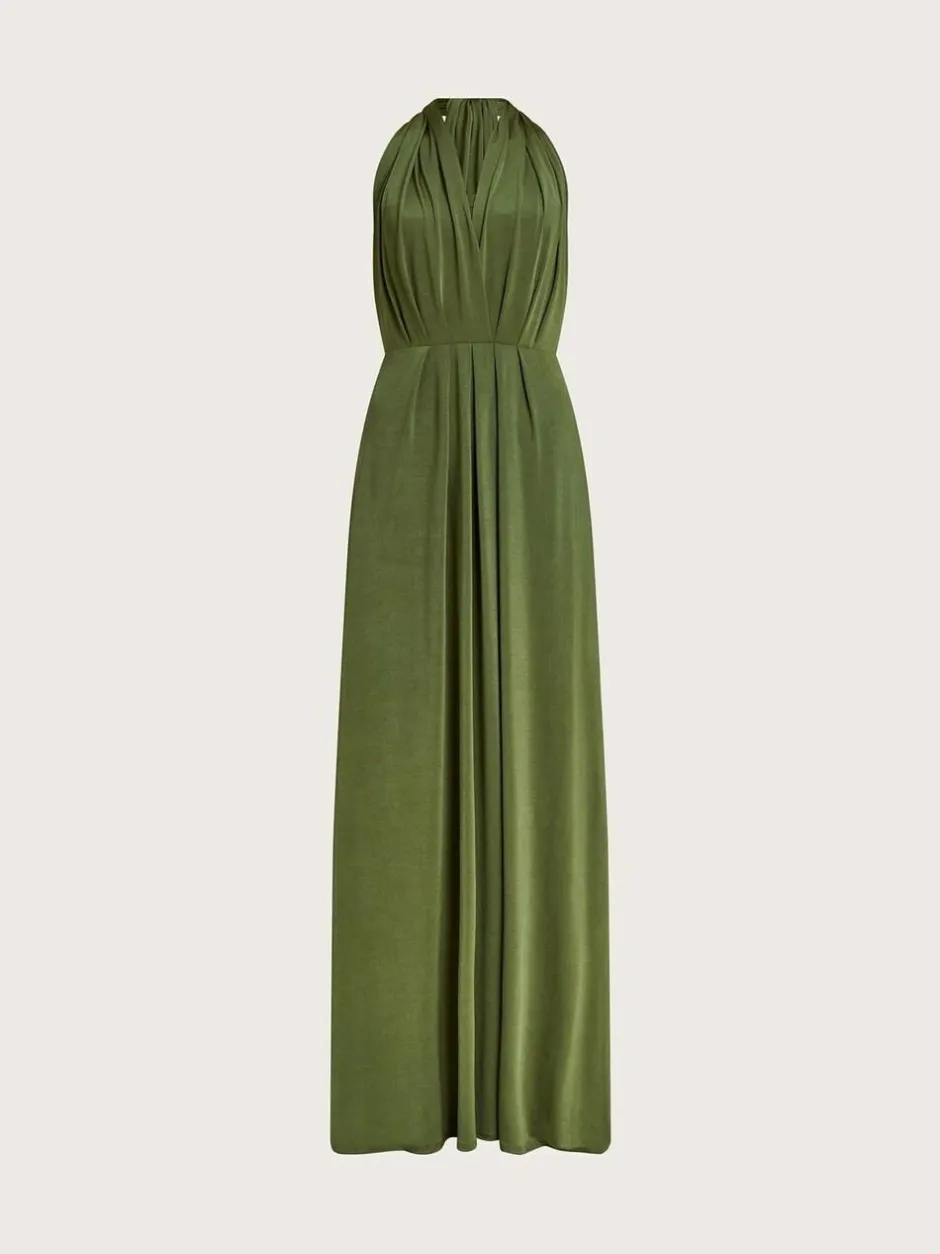 Monsoon Thea Multiway Bridesmaid Dress Green Clearance