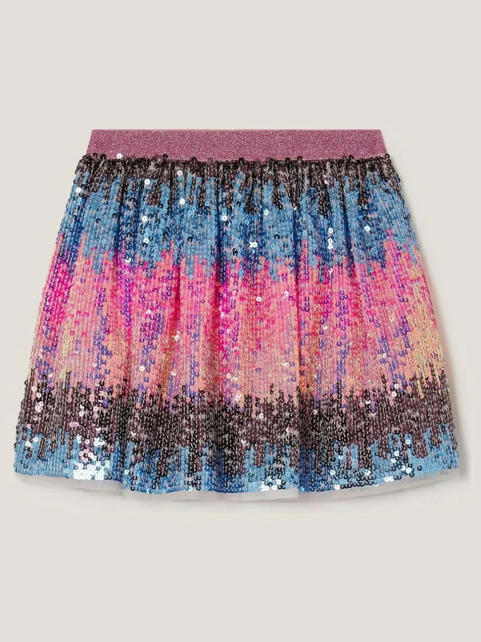 Monsoon Pink Ombré Sequin Skirt Discount