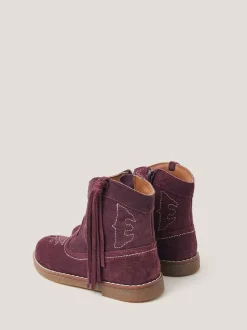 Monsoon Red Suede Cowboy Boots