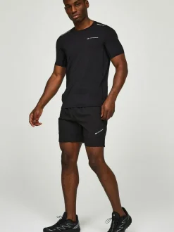 Monterrain Black Form Woven Running Shorts Best