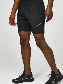 Monterrain Black Form Woven Running Shorts Best