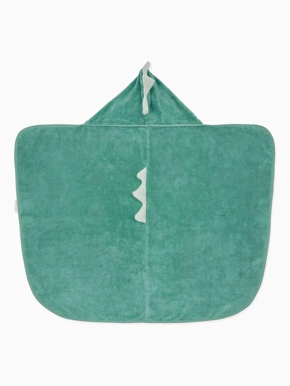 Mori Supersoft Hooded Towel Green Dino New