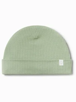 Mori Stretch Baby Hat Green