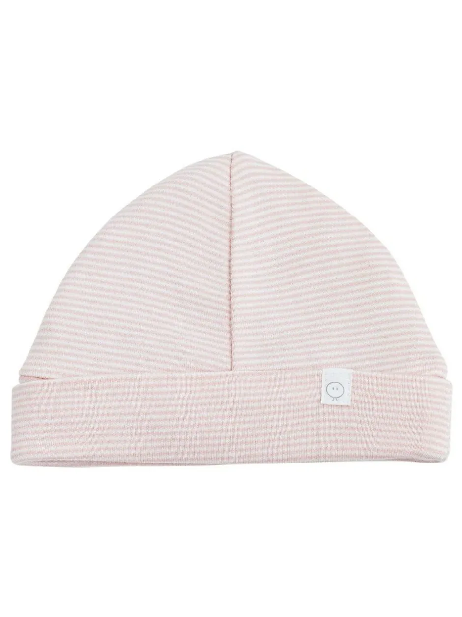 Mori Supersoft Baby Hat Pink Stripe Discount