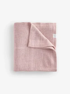 Mori Supersoft Cellular Blankets 2 Pack Pink/NEUTRAL Sale