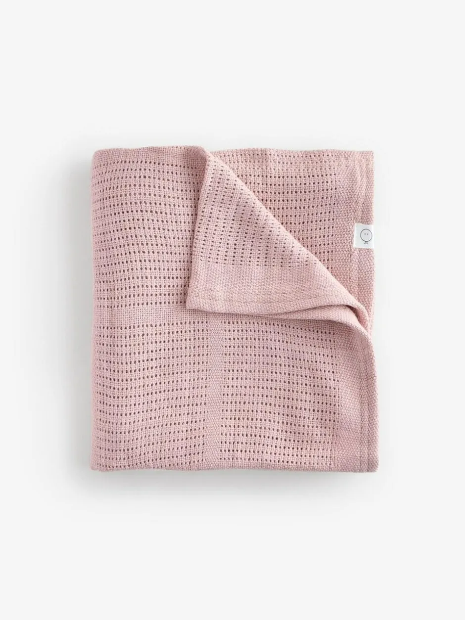 Mori Supersoft Cellular Blankets 2 Pack Pink/NEUTRAL Sale