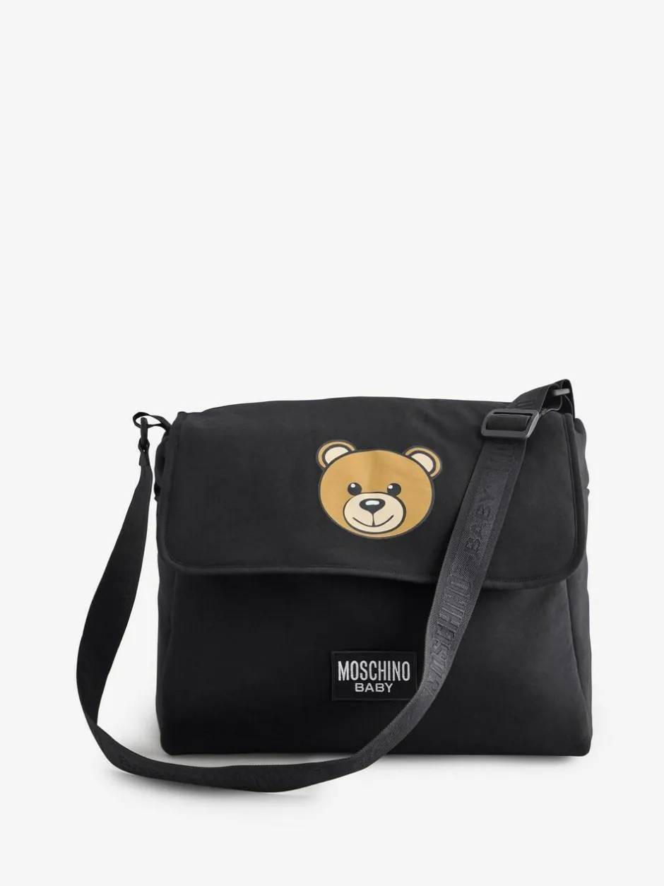 Moschino Black Logo Changing Bag Clearance