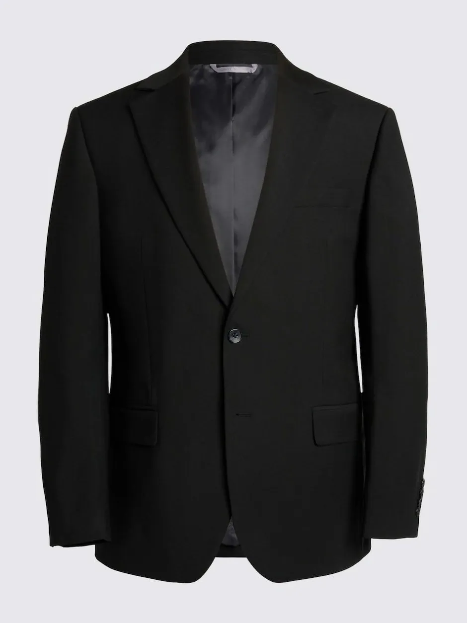 MOSS Regular Fit Stretch Suit Jacket Black Sale