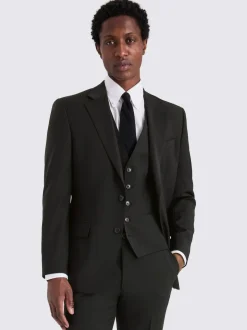 MOSS Black Tailored Performance Suit Jacket New